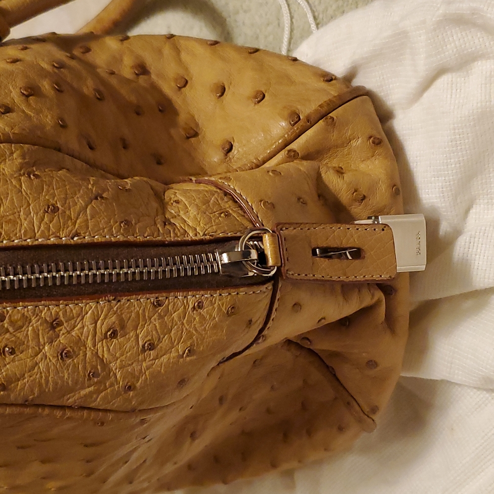 PRADA Authentic Ostrich Purse